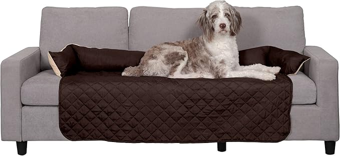 Furhaven Water-Resistant & Reversible 54" Wide Seat Cover Protector for Dogs & Cats