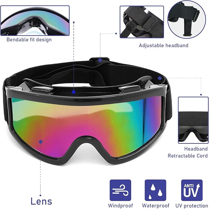 Dog Sunglasses Dog Goggles for Medium Large Breed Dogs