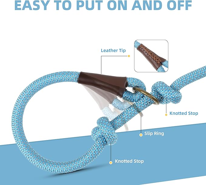 Mile High Life Slip Leads for Dogs 4 Feet
