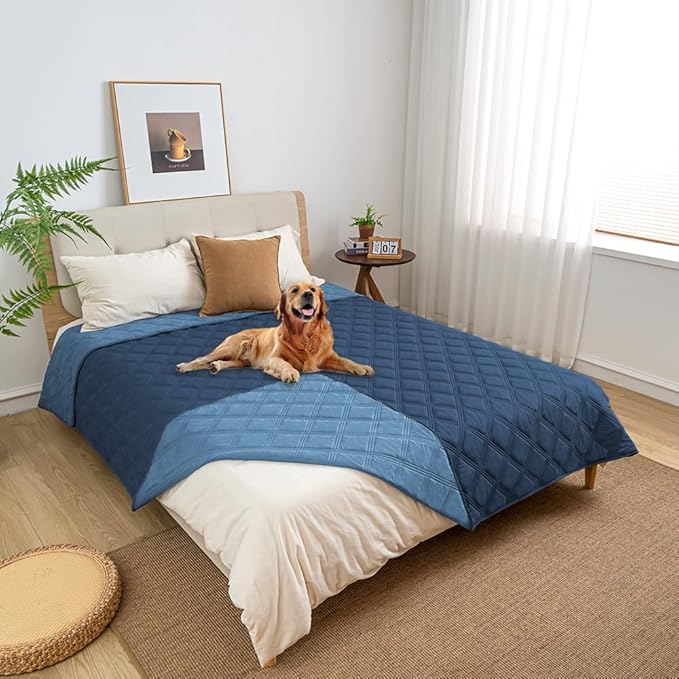 SUNNYTEX Waterproof & Reversible Dog Bed Cover Sofa Pets,(82 * 82“)