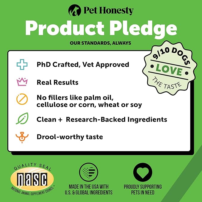 Pet Honesty All-Natural Probiotic & Pumpkin Powder Dog Supplement (90 Scoops)