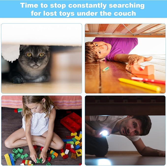 12 Pack Under Couch Blocker for Toys 16" L 3.2" H