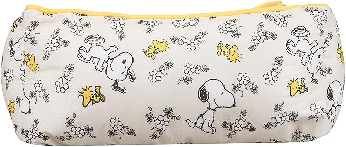 Snoopy & Woodstock Cuddler Dog Bed in Beige 24" x 19" x 8"
