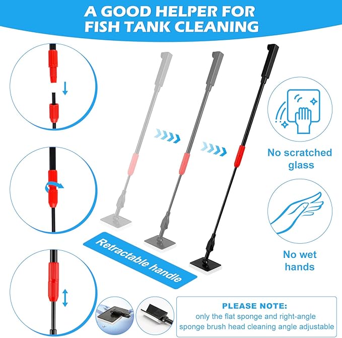 Aquarium Cleaning Tools 7 in 1 Fish Tank