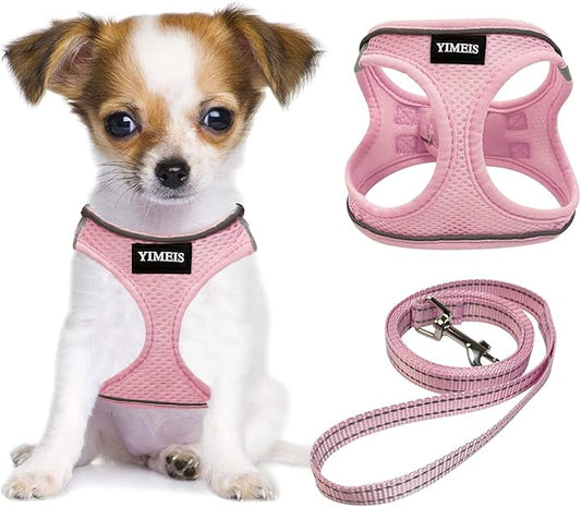 YIMEIS Dog Harness and Leash Set 1)