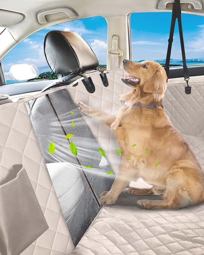 Dog Car Seat Cover 600D Heavy 100% Waterproof