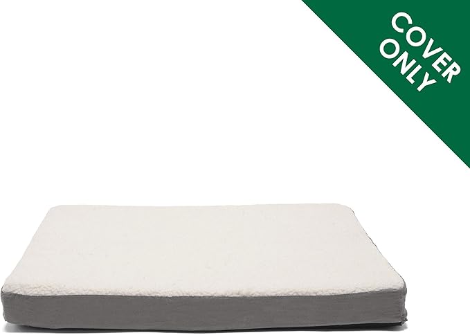Furhaven Replacement Dog Bed Cover Sherpa & Suede Mattress