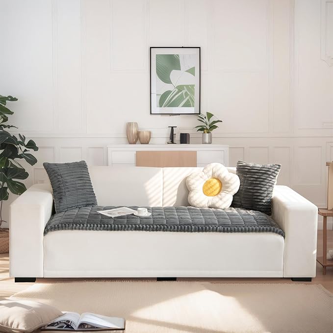 LiveGo Fuzzy Couch Covers for Pets 70x180 cm/27.6x70.9