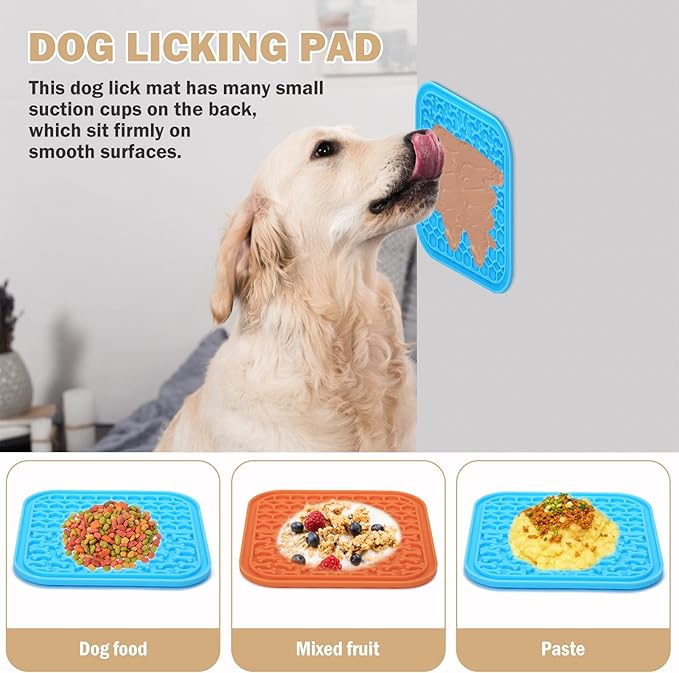 1 Pack Lick Mat for Dogs and Cats