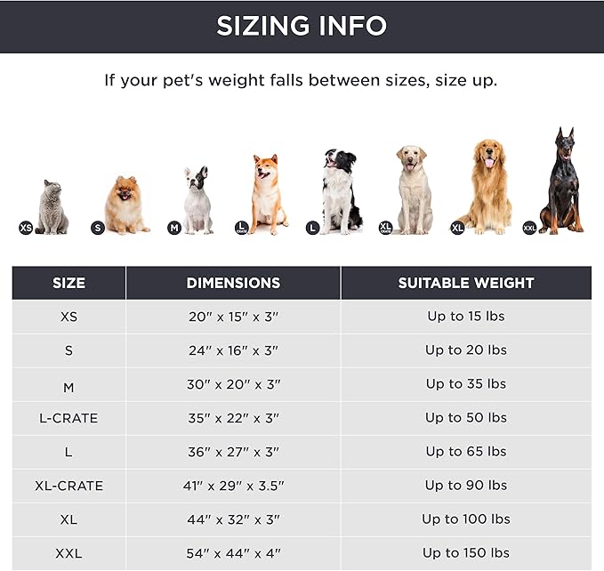 Bedsure Medium Dog Bed for Medium Dogs 35lbs, Denim