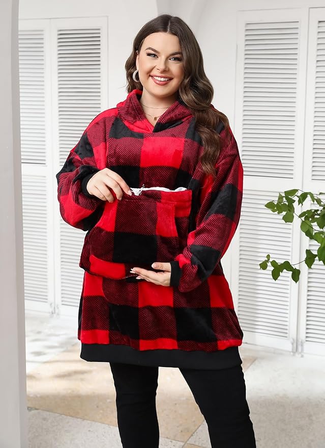 Pet Cat Pouch Hoodie Plus Size Sweatshirt Oversized Kitten Puppy Carrier Hoodie Dress