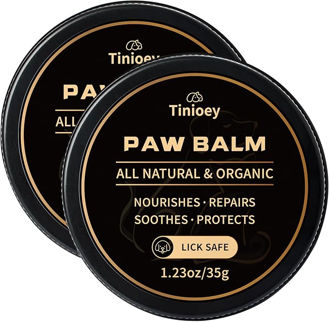 All-Natural Lick Safe Dog Paw Balm for Dogs & Cats 2 Pack (1.23oz*2)