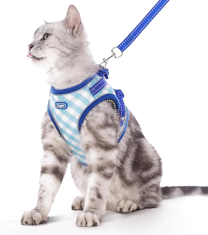 Supet Cat Harness and Leash Set for Walking
