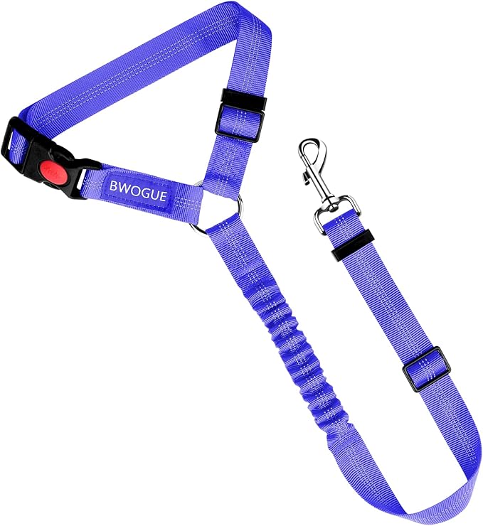 BWOGUE Pet Dog Cat Seat Belts (1 Pack)
