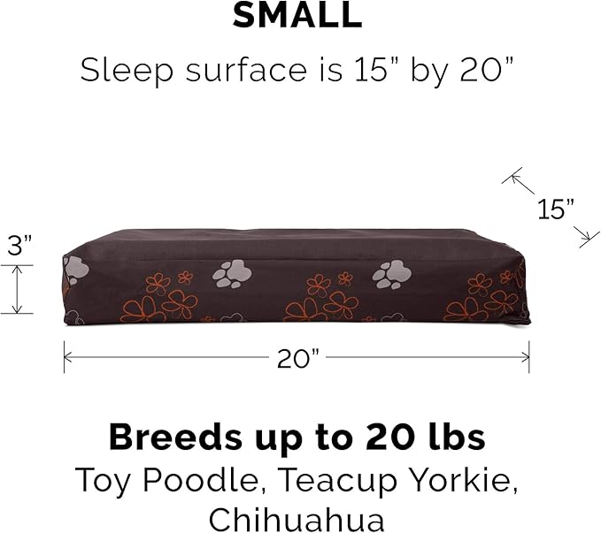 Furhaven Replacement Dog Bed Cover Water-Resistant Indoor/Outdoor Garden Print Mattress