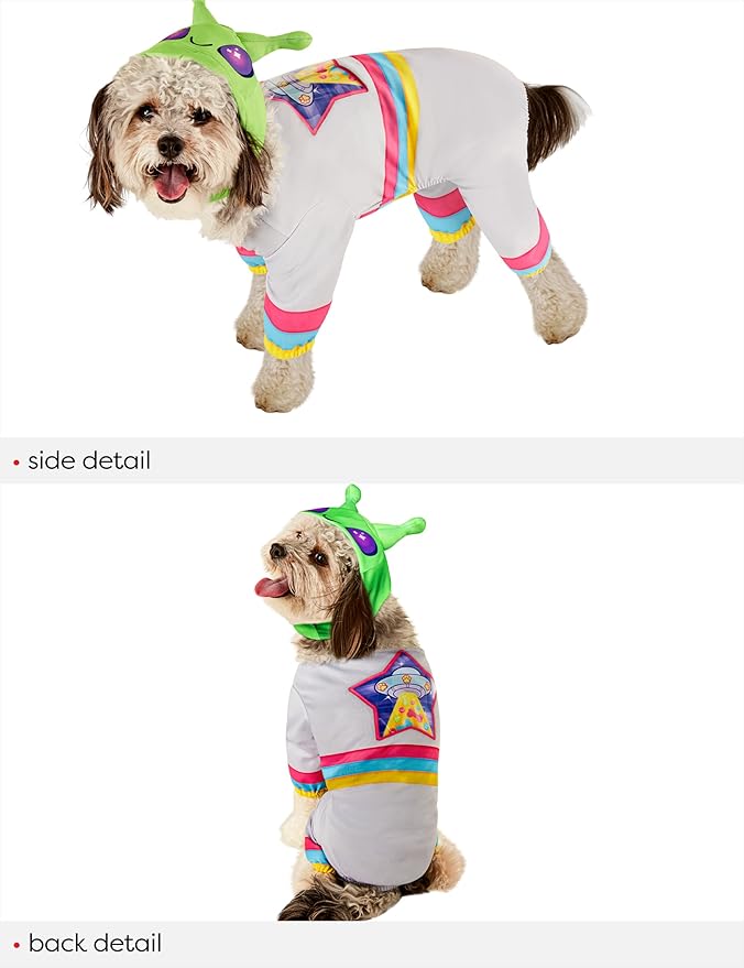 Rubies Alien Fun and Cute Pet Costume Jumpsuit and Hood for Themed Party and Halloween
