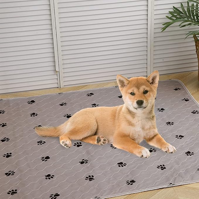 PUPTECK Washable Pee Pads for Dogs 2 Pack 34" x 36" Waterproof