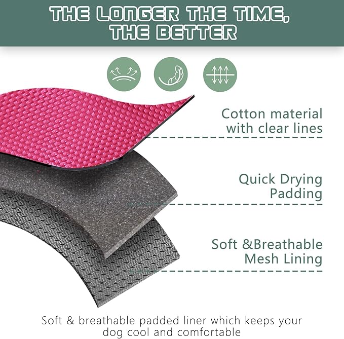 BUMBIN Tactical Dog Harness for Medium Dogs No Pull