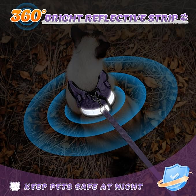 Supet Cat Harness and Leash Set for Walking