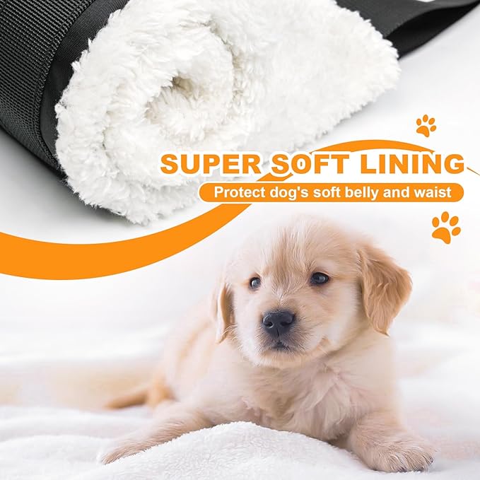 4-150 lbs Dog Lift Harness Adjustable Dog Sling for Large Dogs Lift Support Rehab Harness for Weak Rear Legs