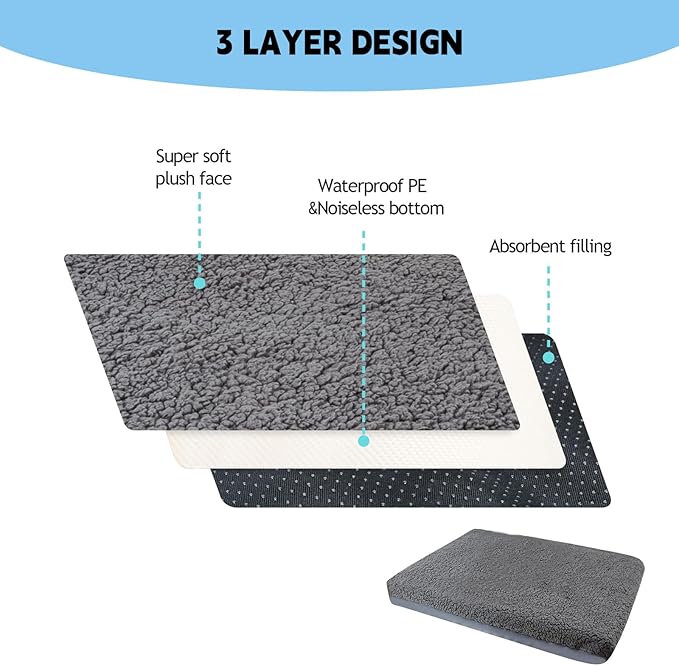 Dog Bed Cover (L:32 * 44 * 6 Inch)