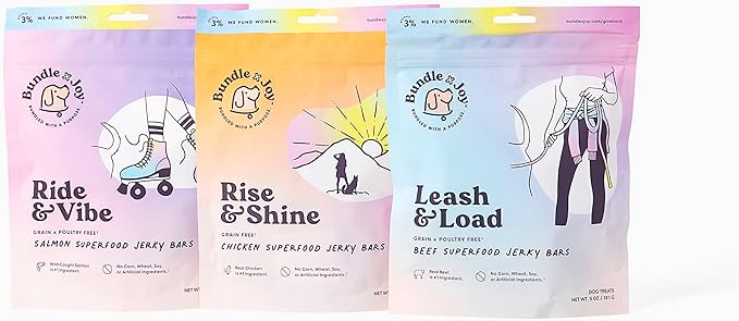 Dog Treats Jerky Snack Bars 3-16 oz