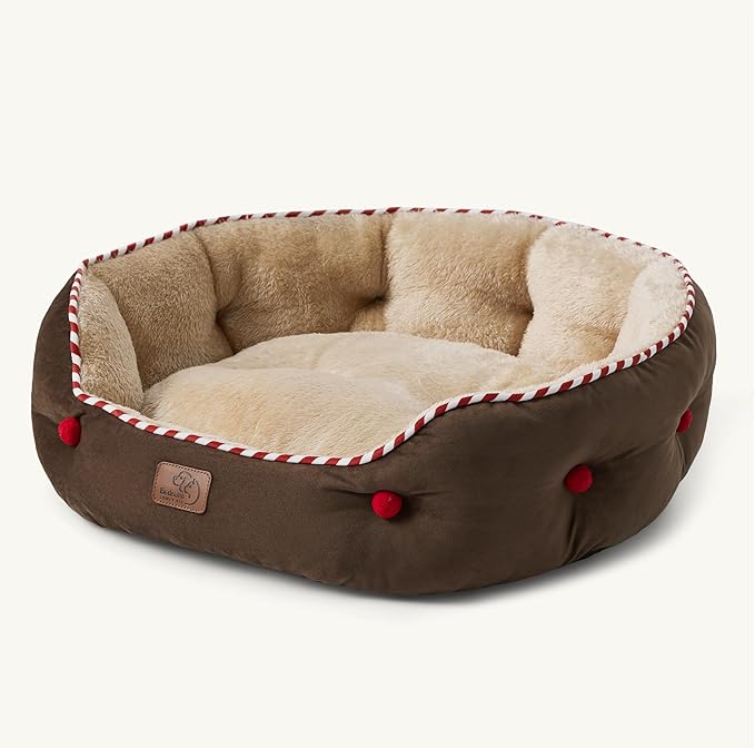 Bedsure Dog Beds for Small Dogs 25 Inches,