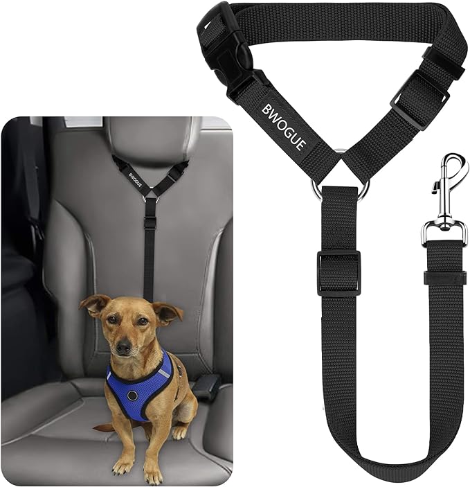 BWOGUE Pet Dog Cat Seat Belts (1 Pack)