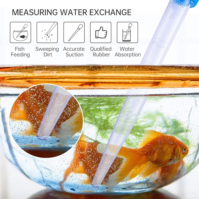 Fish Tank Water Changer Aquarium Droppers 11.02 inch