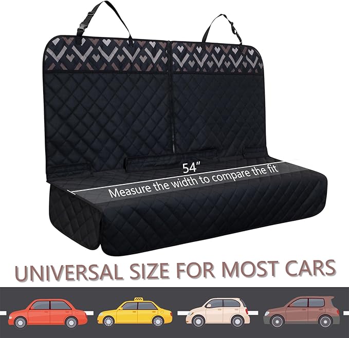 Back Car Seat Cover for Dogs