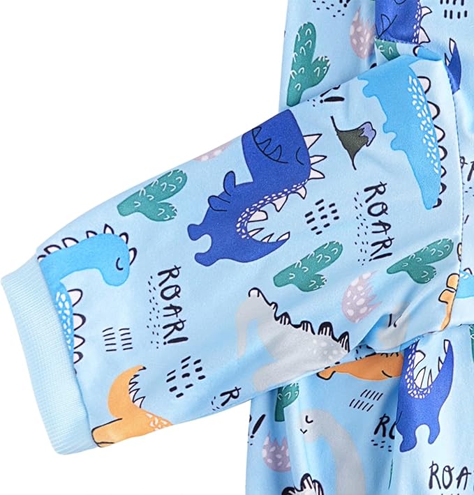 Dinosaur Dog T Shirts Cute Dinosaur Pattern Printed Apparel Shirt for Large Dogs Softable Stretchy Pet Clothes (3XL, Blue Dinosaur)