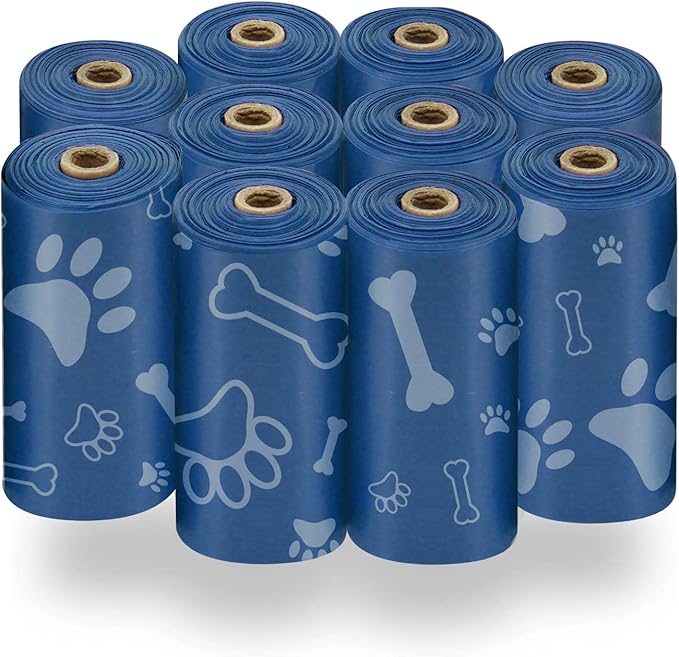 Best Pet Supplies Dog Poop Bags (150 Bags) for Waste Refuse Cleanup