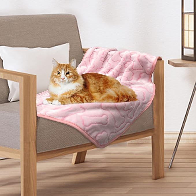 1 Pack 3 Dog Blankets for Medium Dogs 41"X31"