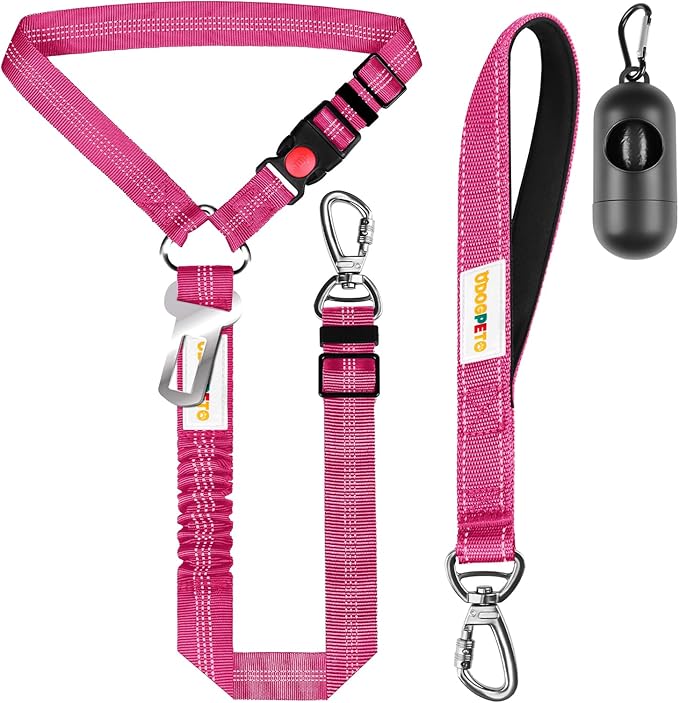 Dog Seat Belt Harness for Car 15 Inch