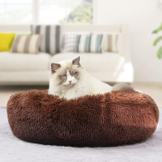 nononfish Marshmallow Cat Bed Kawaii Cat Nest Bed 19 Inches