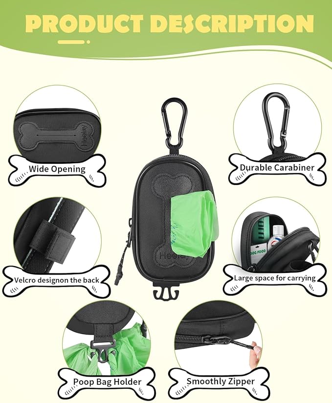 Dog Poop Bag Holder for All Leashes