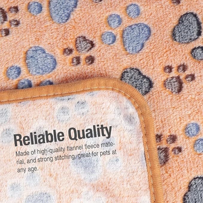 Pet Soft Blankets for Dogs Fleece(XL,50 * 40"