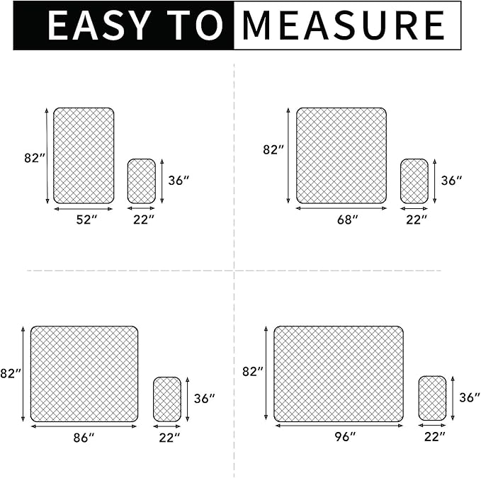 Easy-Going 100% Waterproof Dog Bed Cover (52x82 in,Navy)