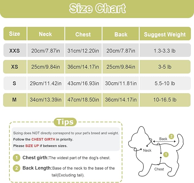 Dog Pajamas for Small Dogs Color Block Fall Winter Dog Sweater Cute Warm Dog Clothes Soft Stretchy Puppy Pjs Chihuahua Yorkie Sweater Pet Cat Sweater Tiny Dog Clothes Outfit, Green