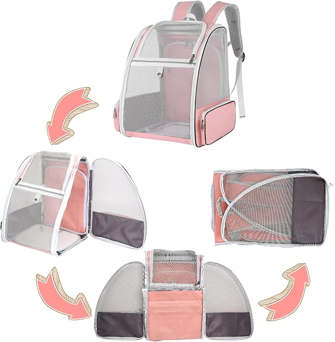 Cat Carrier Expandable Backpack