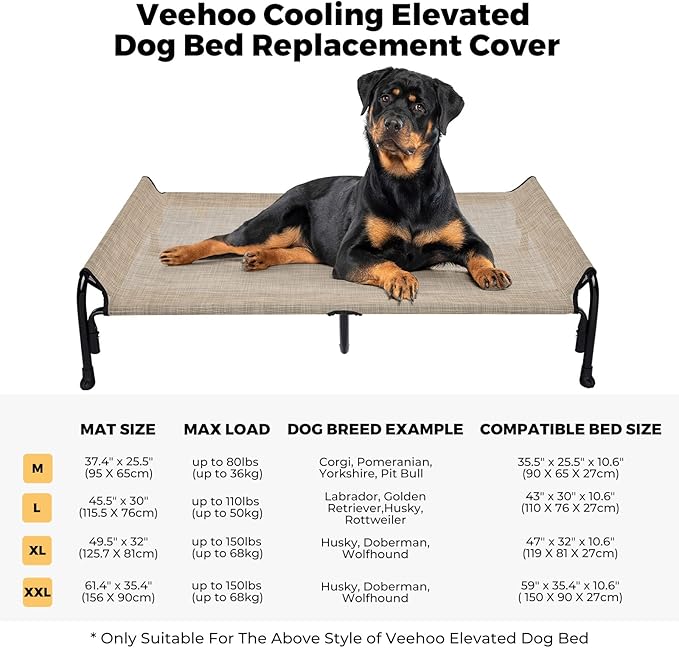 Veehoo Dog Bed Replacement Cover for CWC2204