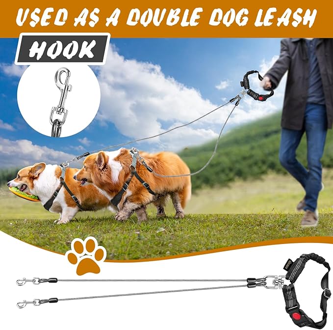 Double Dog Seat Belt 2 Dogs