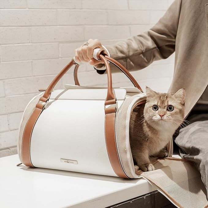VOOCOO Cat Carrier for Medium Large Cats 20 Lbs