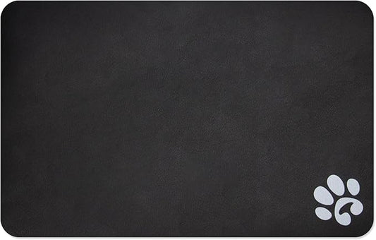YCT Pet Cat Food Mats for Dog Food Mat Logo,18.1 x 11.8 inches,