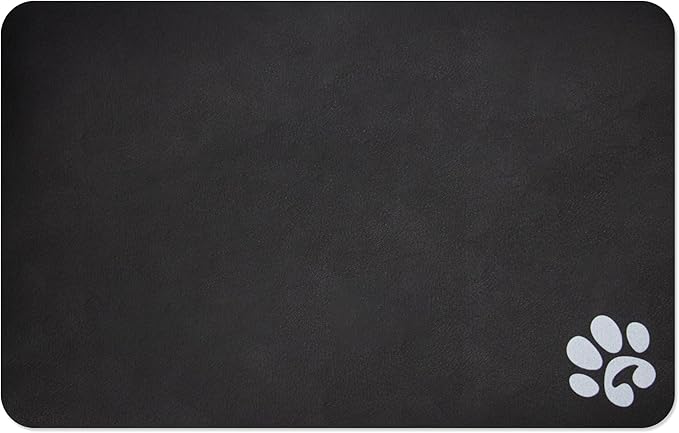 YCT Pet Cat Food Mats for Dog Food Mat Logo,18.1 x 11.8 inches,