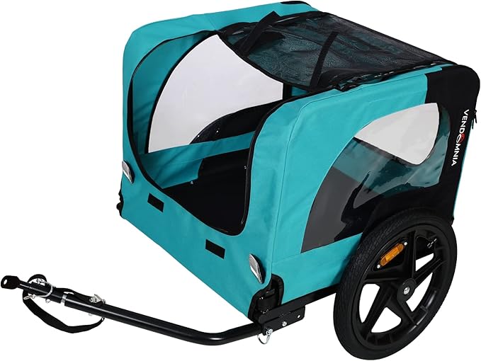 Premium Light Green Pet Stroller 88lb Capacity