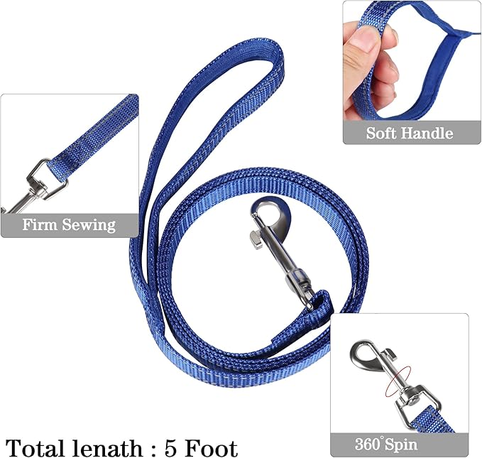 YIMEIS Dog Harness and Leash Set 1)