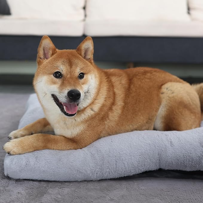 36 Inch Dog Crate Pad Washable Luxury Faux Fur 36 x 24 Soft 55 lbs