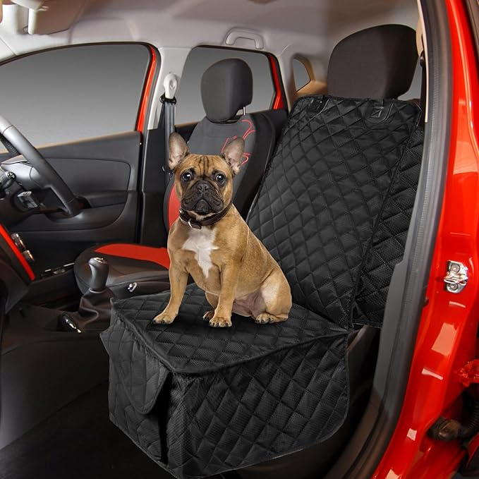 Fasmov 2 Pack Front Dog Car Seat Cover