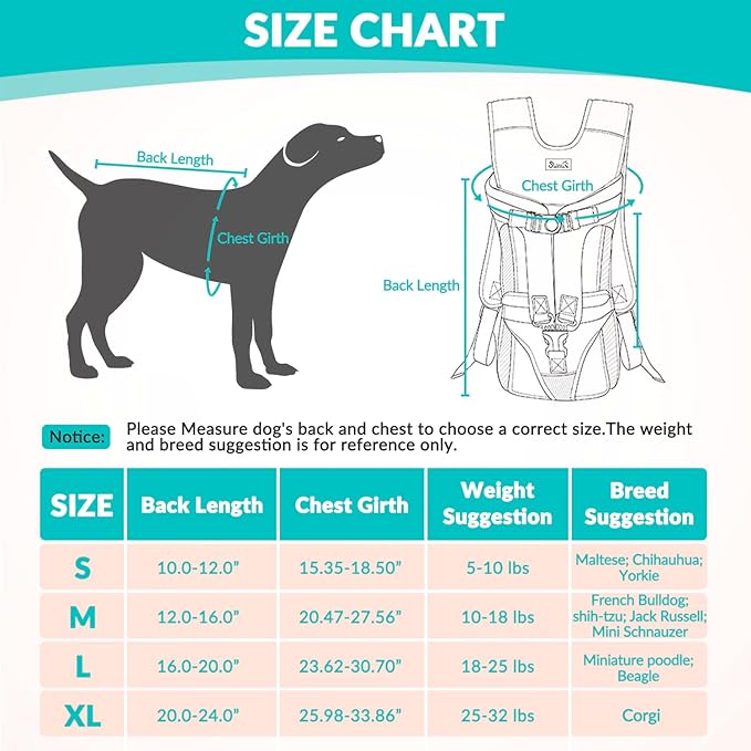 Lukovee Dog Backpack Carrier